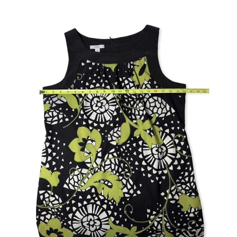 DRESSBARN Women's 16 Mod Floral Sleeveless Sheath Dress Size - Picture 10 of 13